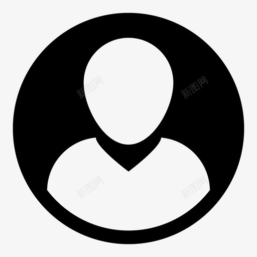 用户头像人图标svg_新图网 https://ixintu.com 人 人矢量图标 化身 头像 用户 配置文件