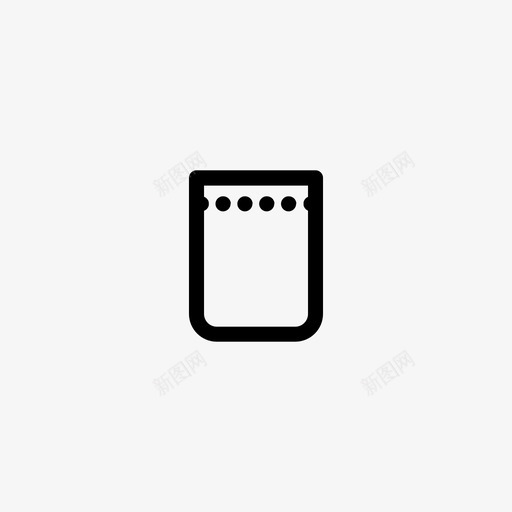 发酵粉蛋糕厨房图标svg_新图网 https://ixintu.com 厨房 发酵粉 蛋糕