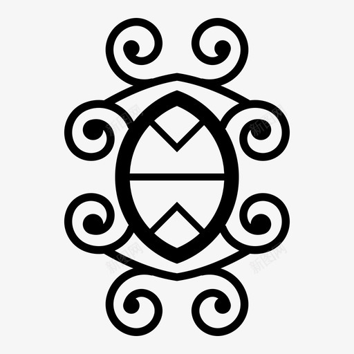 装饰奢华图案图标svg_新图网 https://ixintu.com 图案 奢华 童话 装饰