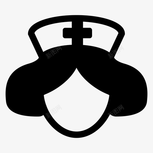 护士医疗护理医疗帮助图标svg_新图网 https://ixintu.com 医疗保健 医疗帮助 医疗护理 护士