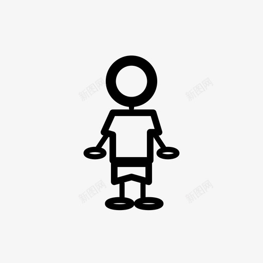 男孩孩子人类图标svg_新图网 https://ixintu.com 人 人类 孩子 村庄 男孩 男性
