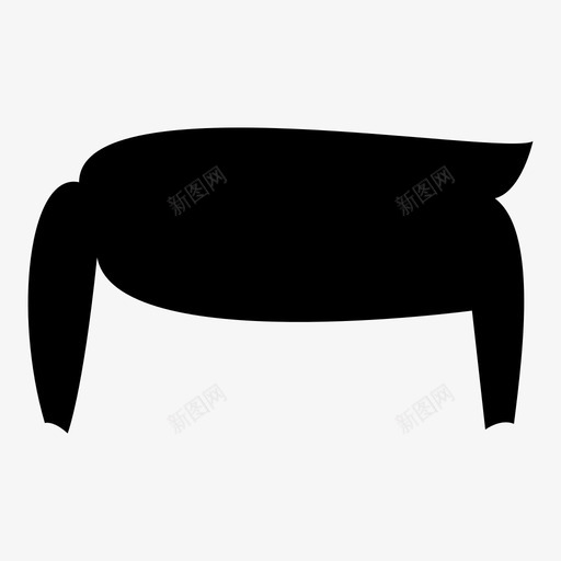 头发发型图标svg_新图网 https://ixintu.com 发型 头发