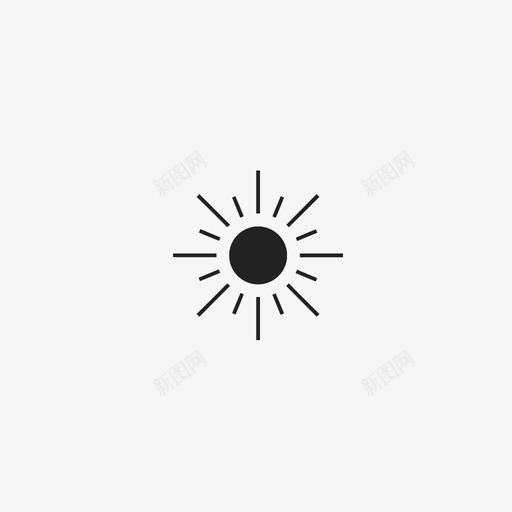 太阳日出日落图标svg_新图网 https://ixintu.com 太阳 日出 日落