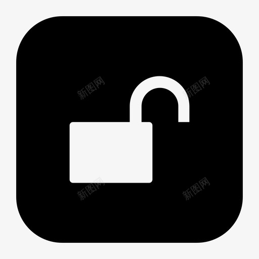 开锁svg_新图网 https://ixintu.com 开锁