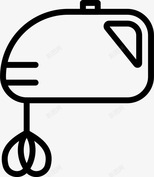 搅拌机烹饪食物图标svg_新图网 https://ixintu.com smashicons厨房工具概述 厨房 搅拌机 烹饪 食物