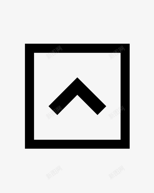 向上按钮向上箭头按钮图标svg_新图网 https://ixintu.com 向上按钮 向上箭头按钮