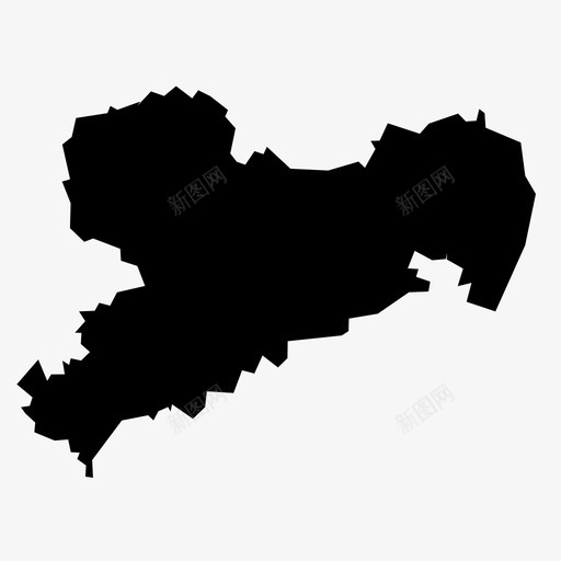 萨克森州德累斯顿德国图标svg_新图网 https://ixintu.com 地图 州 德国 德国各州 德累斯顿 萨克森州