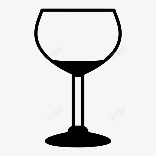马提尼杯饮料鸡尾酒图标svg_新图网 https://ixintu.com 玻璃杯 饮料 马提尼杯 鸡尾酒