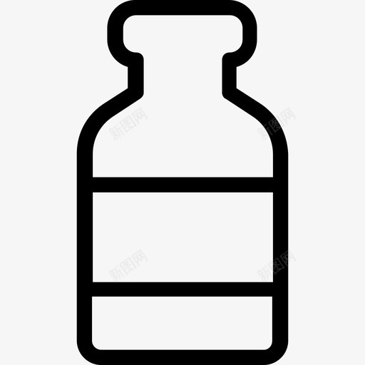 药罐胶囊药丸图标svg_新图网 https://ixintu.com 医疗线图标 胶囊 药丸 药片 药罐