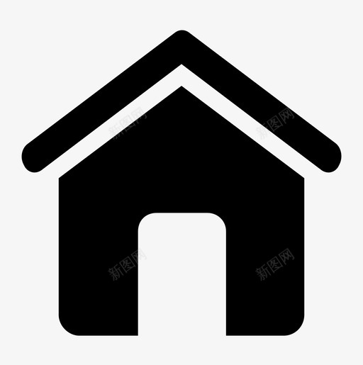 家房子房地产图标svg_新图网 https://ixintu.com 住宅 家 房地产 房子