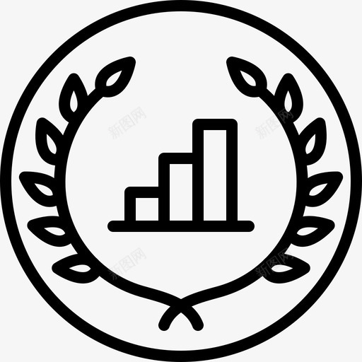 商业奖经济奖金融奖图标svg_新图网 https://ixintu.com 商业奖 图表奖 经济奖 美食奖 金融奖