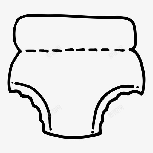 尿布图标svg_新图网 https://ixintu.com 尿布