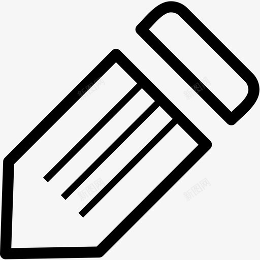 铅笔书写网络提纲图标svg_新图网 https://ixintu.com 书写 网络提纲 铅笔