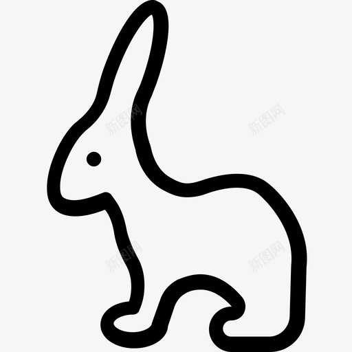 兔子鼠兔派对和庆祝线图标svg_新图网 https://ixintu.com 兔子 派对和庆祝线图标 鼠兔