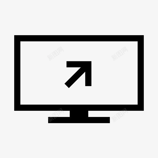 电视屏幕右上电视电视屏幕图标svg_新图网 https://ixintu.com 电视 电视屏幕右上 电视屏幕图标