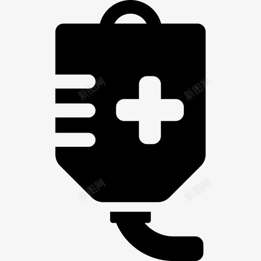 输液袋医用在医院里图标svg_新图网 https://ixintu.com 医用 在医院里 输液袋
