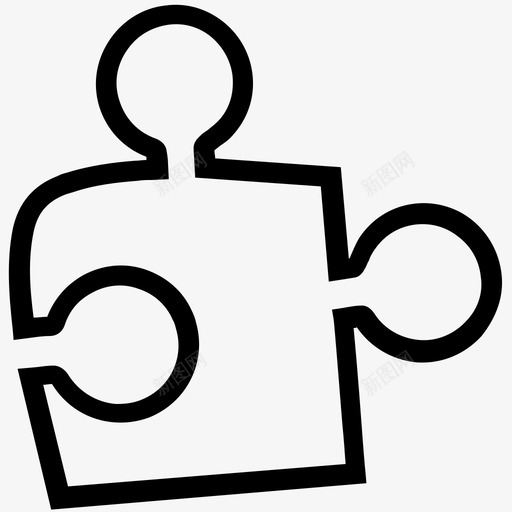 拼图游戏解决方案图标svg_新图网 https://ixintu.com 商业和金融概述 拼图 游戏 解决方案