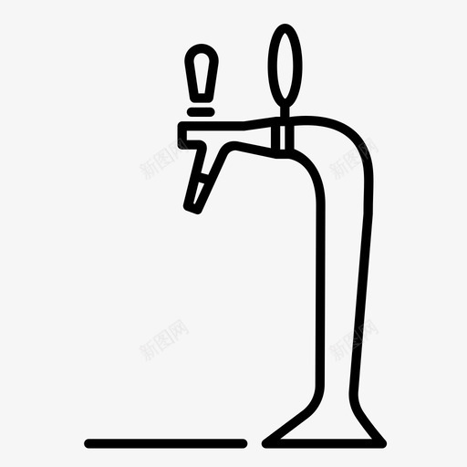 啤酒龙头酒吧啤酒泵图标svg_新图网 https://ixintu.com 啤酒泵 啤酒龙头 把手 酒吧