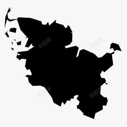 德国石勒苏维霍尔斯坦地图州图标svg_新图网 https://ixintu.com 地图 州 德国各州 德国石勒苏维霍尔斯坦