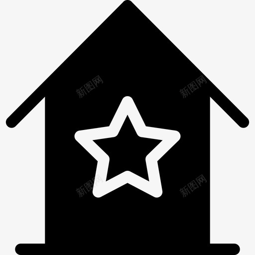 房价最爱明星图标svg_新图网 https://ixintu.com 房价 房地产填充 明星 最爱