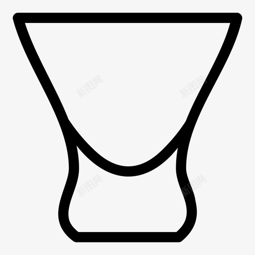 玻璃杯饮料一杯水图标svg_新图网 https://ixintu.com 一杯水 水杯 玻璃杯 饮料