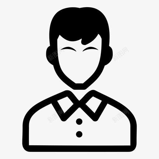 人员业务用户配置文件图标svg_新图网 https://ixintu.com 业务 人员 用户 用户配置文件