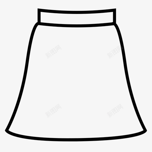 裙子衣服女士图标svg_新图网 https://ixintu.com 女士 女装 衣服 裙子 连衣裙3个系列