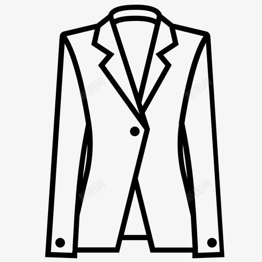 采购产品西装衣服外套图标svg_新图网 https://ixintu.com 外套 大衣 女式 衣服 采购产品西装 风衣 风衣系列