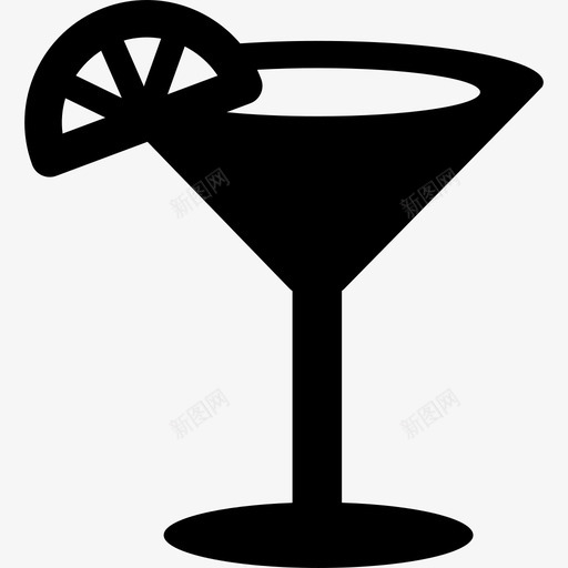 鸡尾酒杯食物酒店图标svg_新图网 https://ixintu.com 酒店 食物 鸡尾酒杯
