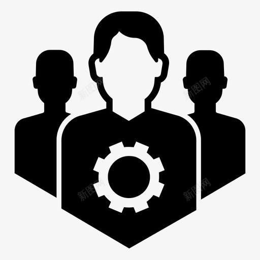 团队管理经理工作图标svg_新图网 https://ixintu.com 团队和管理 团队管理 工作 工作流程 经理