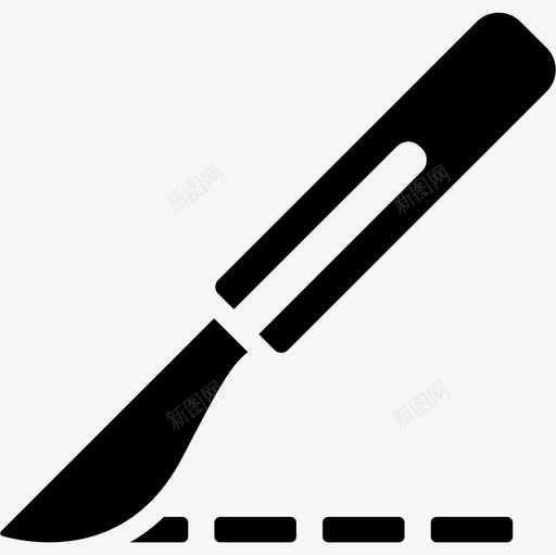 手术刀医疗在医院里图标svg_新图网 https://ixintu.com 医疗 在医院里 手术刀