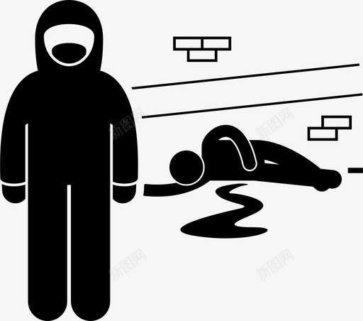 法医学犯罪犯罪现场调查图标svg_新图网 https://ixintu.com 法医学 犯罪 犯罪现场调查 现场 科学家教授 调查