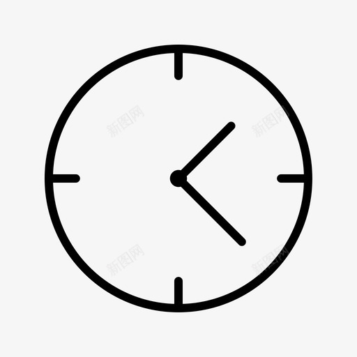 时钟时间表闹钟图标svg_新图网 https://ixintu.com 教育 时钟 时间表 计时器 闹钟