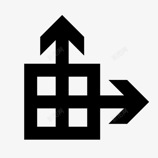 双向箭头省道转弯图标svg_新图网 https://ixintu.com 双向箭头 省道 转弯