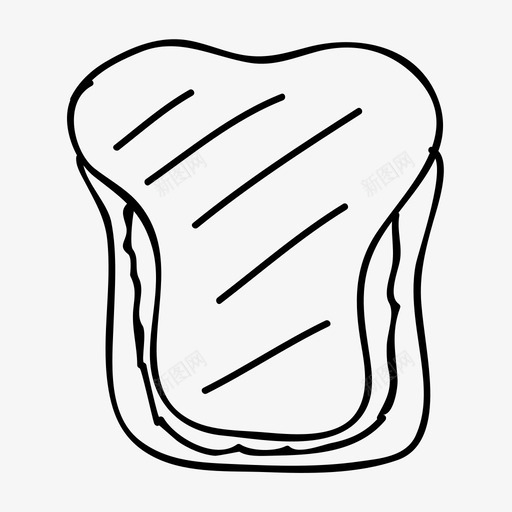 烤面包面包蛋糕图标svg_新图网 https://ixintu.com 烤面包 蛋糕 面包 食物