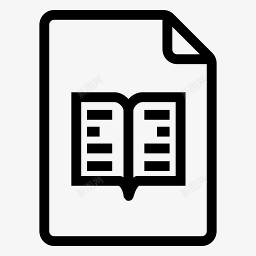 打开书本文档文件文档记录图标svg_新图网 https://ixintu.com 打开书本 文件和文件夹行图标 文档 文档文件 文档记录 记录文件