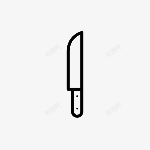 餐刀食品02图标svg_新图网 https://ixintu.com 食品02 餐刀