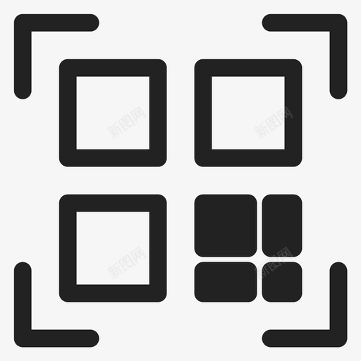 给乐生活icon_扫码-01svg_新图网 https://ixintu.com 给乐生活icon_扫码-01