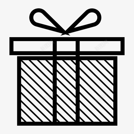 礼物感激图标svg_新图网 https://ixintu.com 感激 礼物