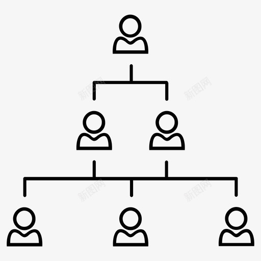 组织结构业务层次员工图标svg_新图网 https://ixintu.com 业务层次 员工 工作流程 组织结构