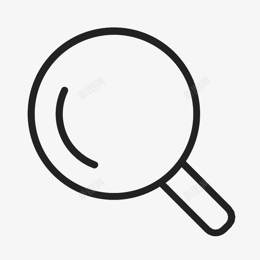 放大镜找到调查图标svg_新图网 https://ixintu.com 找到 搜索 放大镜 调查
