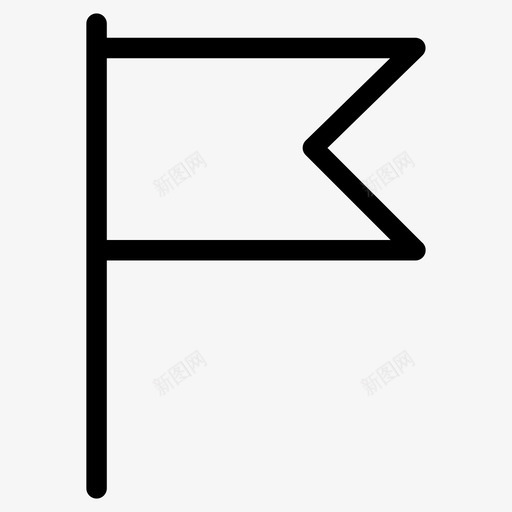旗帜图标svg_新图网 https://ixintu.com 旗帜