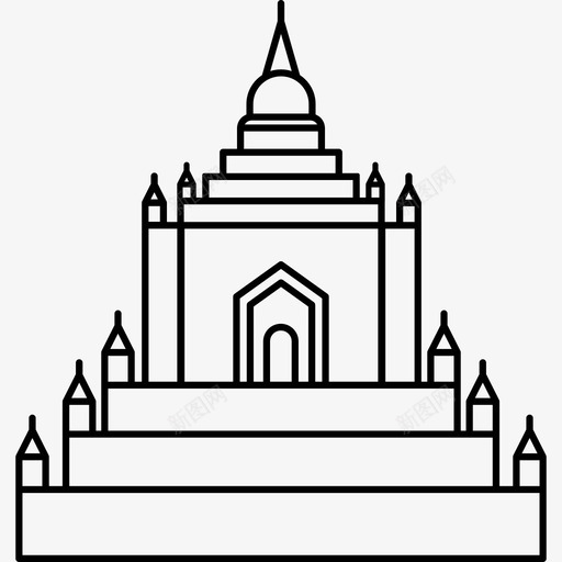 那比因玉寺纪念碑纪念碑3座图标svg_新图网 https://ixintu.com 纪念碑 纪念碑3座 那比因玉寺