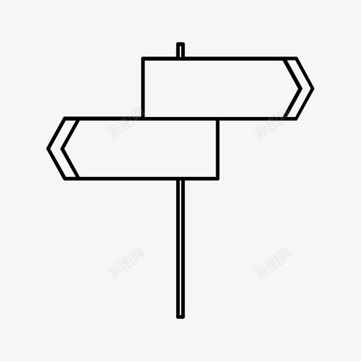 导航方向导航器图标svg_新图网 https://ixintu.com 位置 导航 导航器 方向 路标