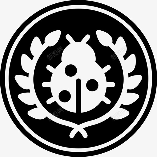 动物学家奖虫子昆虫图标svg_新图网 https://ixintu.com 动物学家奖 昆虫 瓢虫 美味奖励雕文 虫子