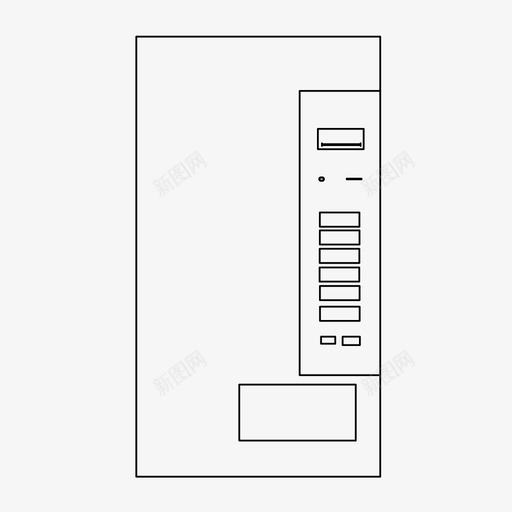 自动售货机点心苏打水图标svg_新图网 https://ixintu.com 商店 点心 自动售货机 苏打水