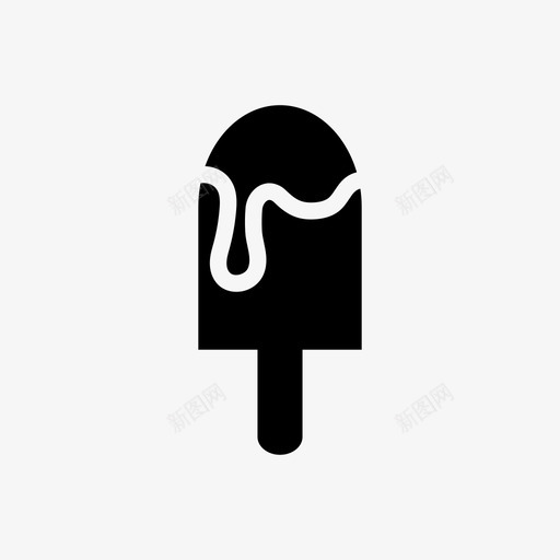 融化的冰淇淋美味的甜点图标svg_新图网 https://ixintu.com 冰淇淋 甜点 糖果 美味的 融化的冰淇淋 食物