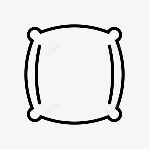 枕头垫子鞋图标svg_新图网 https://ixintu.com 垫子 枕头 鞋