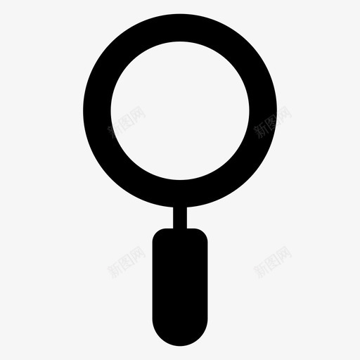 放大镜聚焦显微镜图标svg_新图网 https://ixintu.com 优化 搜索 放大镜 显微镜 缩放 聚焦 酒店和餐厅字形
