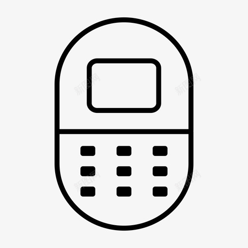 翻盖手机手机图标svg_新图网 https://ixintu.com 手机 翻盖手机